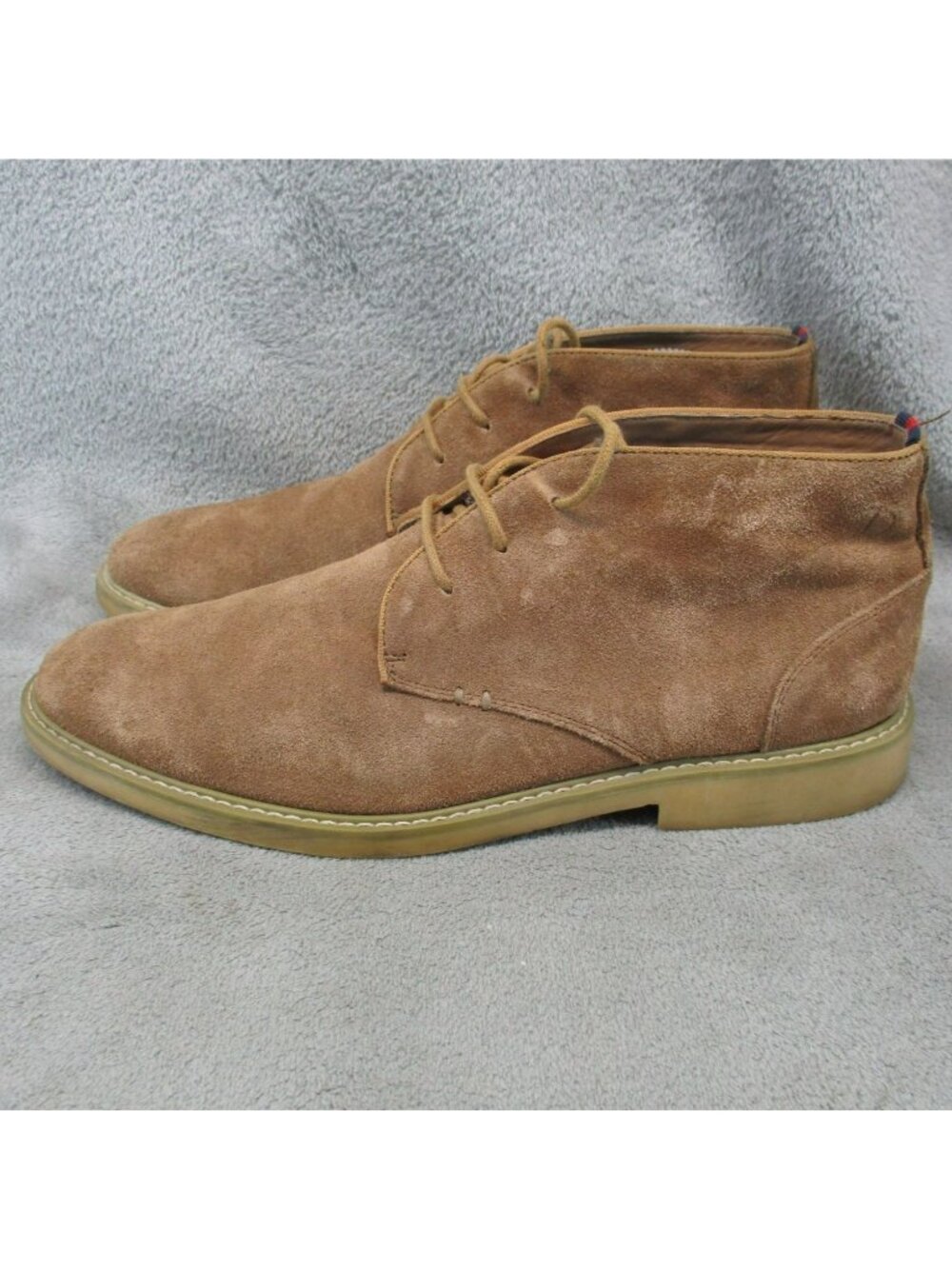 Peter Werth Shoes Mens Size 10 Tan Suede Lace Up Desert Boots *Read*